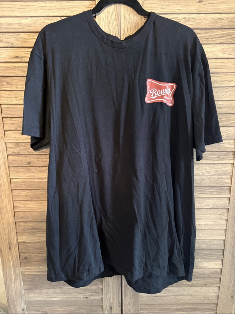Black Short-Sleeve Logo Tee